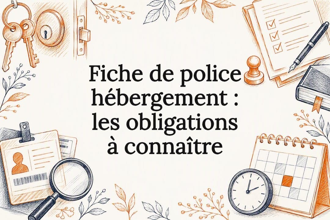 Fiche de police hébergement : les obligations à connaître