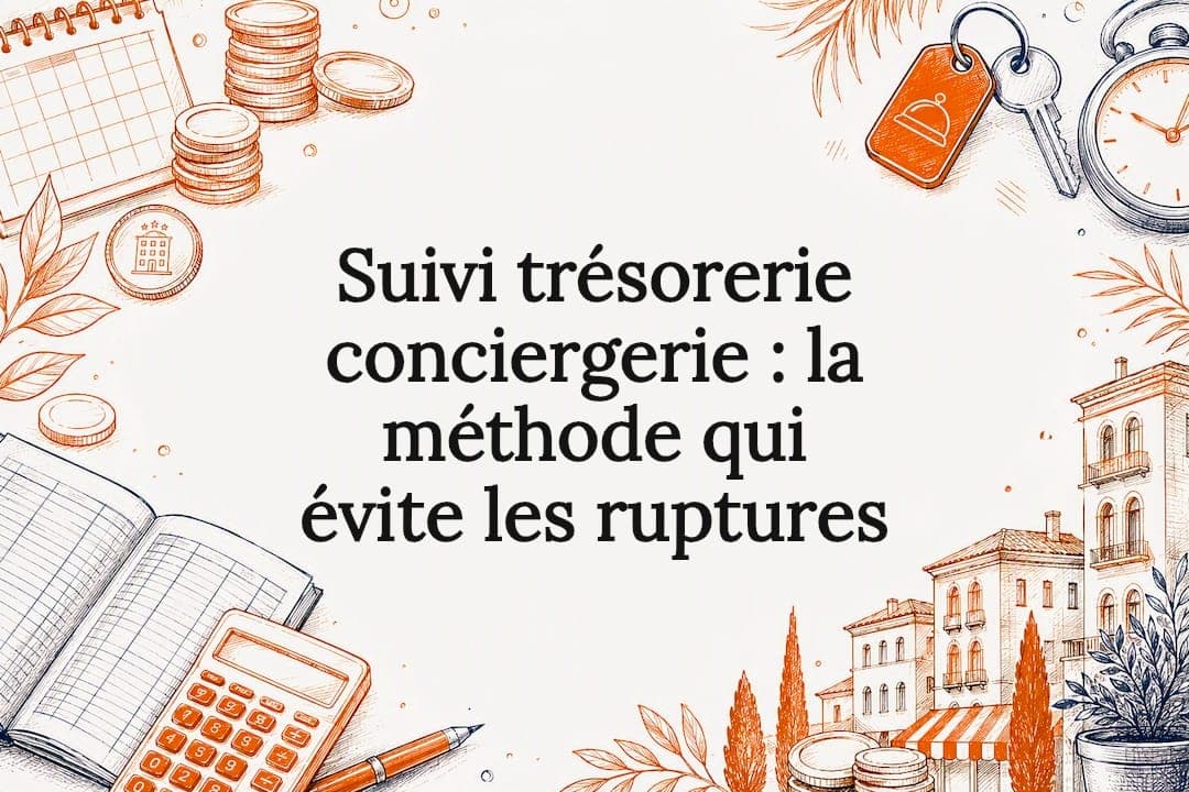 Suivi trésorerie conciergerie : la méthode qui évite les ruptures