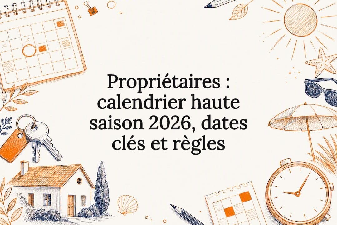 Propriétaires : calendrier haute saison 2026, dates clés et règles