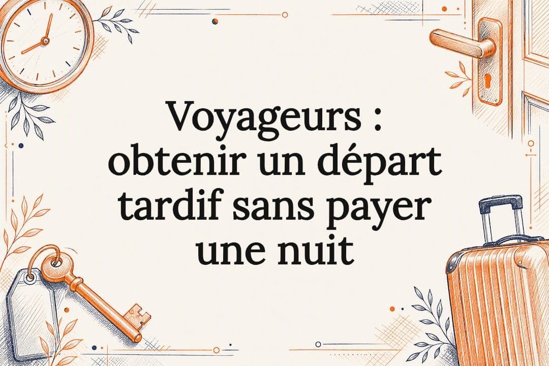Voyageurs : obtenir un départ tardif sans payer une nuit