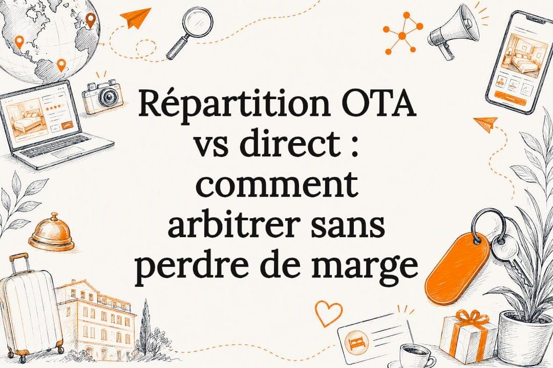 Répartition OTA vs direct : comment arbitrer sans perdre de marge