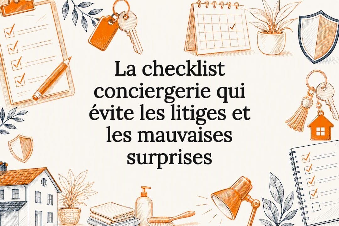 La checklist conciergerie qui évite les litiges et les mauvaises surprises